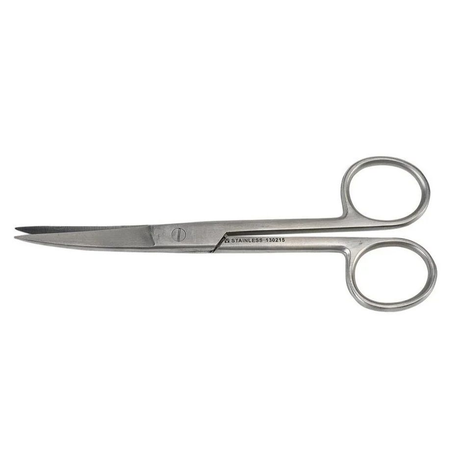 Kruuse Veteriner Makas. 14 cm. S/S. Eğri