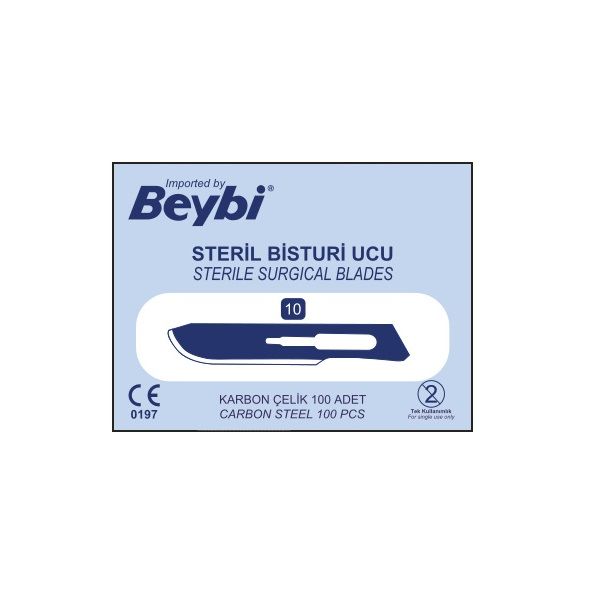 Beybi Bistüri Ucu. No:10. 100/pk