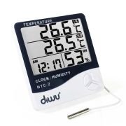 Diwu Termometre-Higrometre. HTC-2 (Nem ve Sıcaklık Ölçer) Problu
