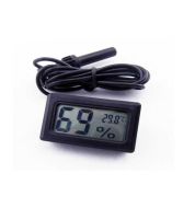 Termometre - Higrometre. Dijital. Problu. Kuluçka Tip. Siyah ( Nem ve Sıcaklık Ölçer )