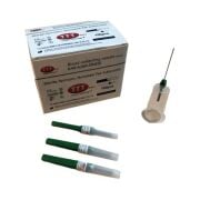 Kan alma iğnesi. 0.8*38 mm (21G x 1½) Yeşil. 100/pk