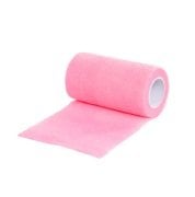 Kruuse Vet-Flex Cohesive Bandaj. 10 cm x 4.5 metre. Pembe