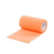 Kruuse Vet-Flex Cohesive Bandaj. 10 cm x 4.5 metre. Turuncu