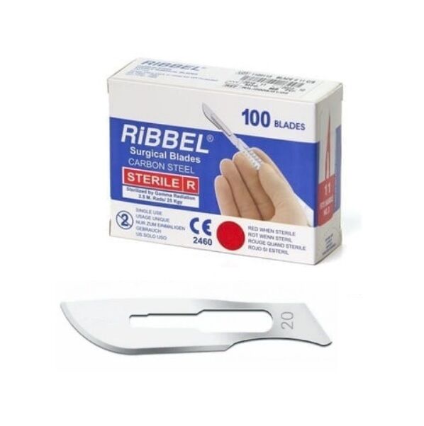 Ribbel Bistüri Ucu. No:20 (100 Adet)