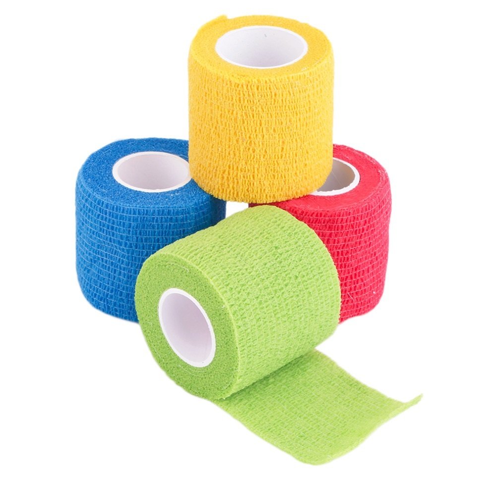Fioniavet Cohesive Elastik Bandaj. Acılı. Karışık (36'lı Paket) 5 cm x 4.5 mt