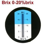 ATC 0-20 Şeker Yoğunluk Ölçer Brix Refraktometre