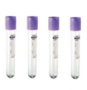 Kan Alma Tüpü. 10 ml. Edtalı. Mor Kapaklı. 100/pk