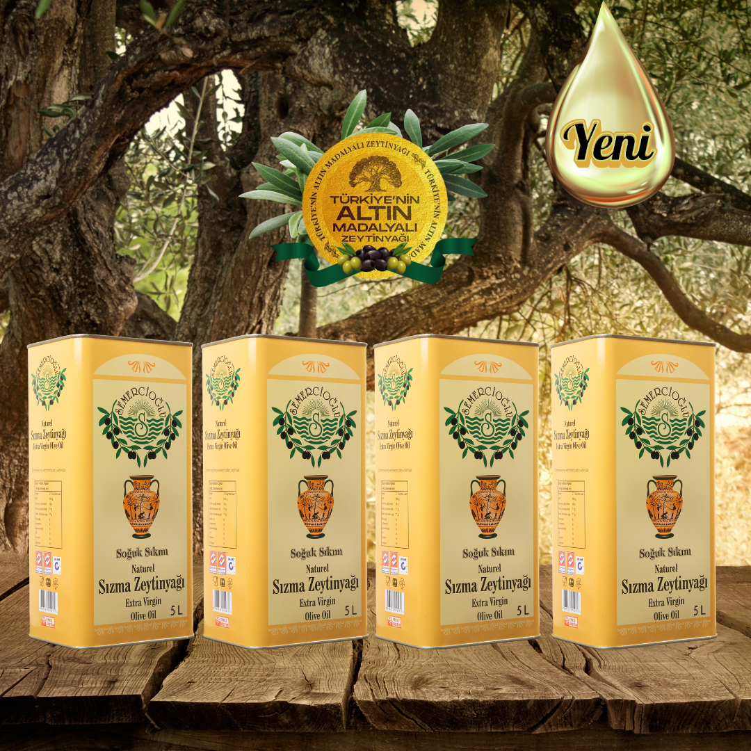 2025-26 Hasatı 4 Adet 5 Lt. lik Klasik Sızma Zeytinyağı