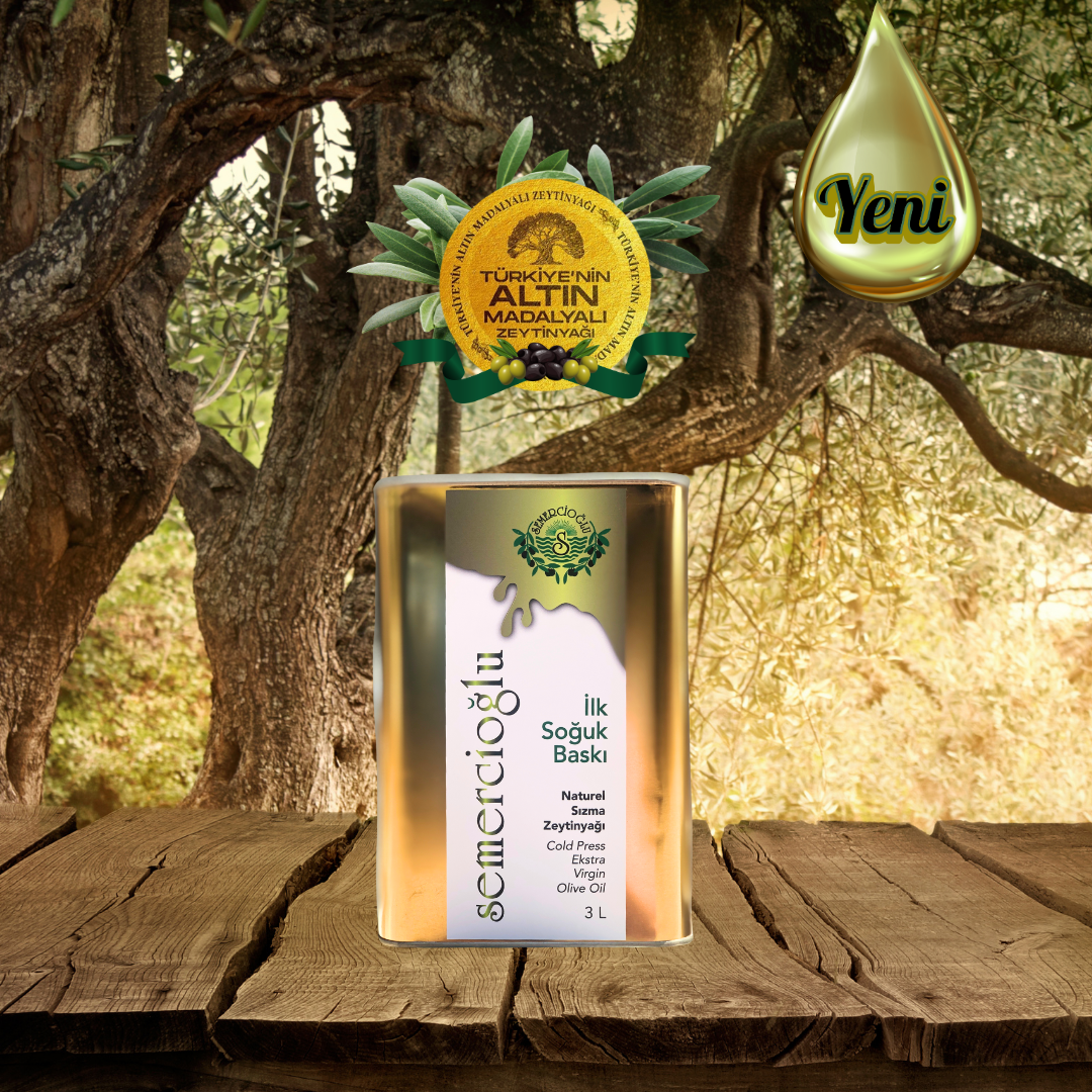 2025-2026 3 L İLK SOĞUK BASKI NATUREL SIZMA ZEYTİNYAĞI