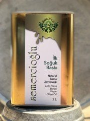 2024-2025 3 L İLK SOĞUK BASKI NATUREL SIZMA ZEYTİNYAĞI