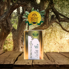 2024-2025 3 L İLK SOĞUK BASKI NATUREL SIZMA ZEYTİNYAĞI