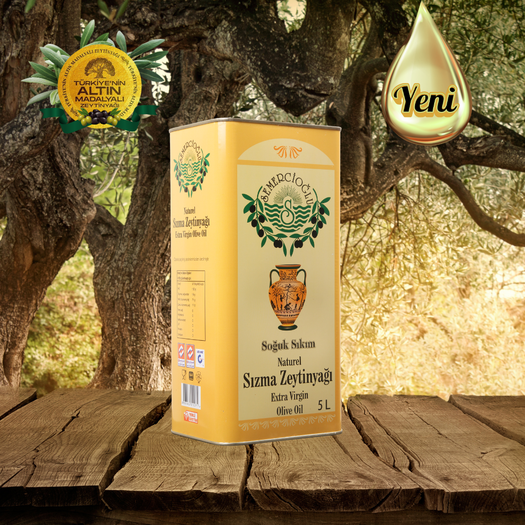 2025-26 Hasatı 5 lt Soğuk Sıkım Naturel Sızma Zeytinyağı