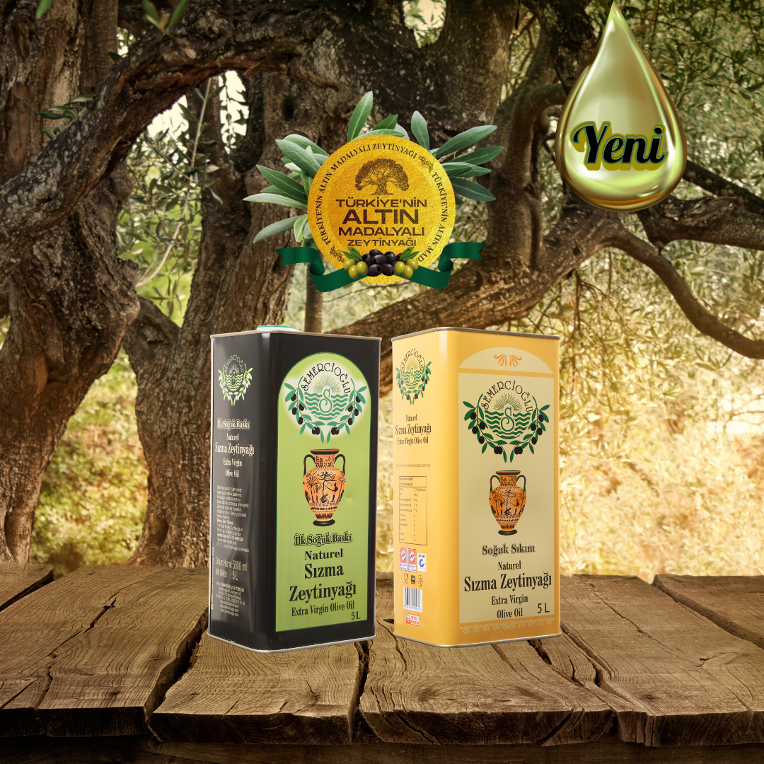 2025-26 Hasadı 1 Adet 5 lt Klasik Sızma Zeytinyağı & 1 Adet 5 lt Erken Hasat Sızma Zeytinyağı
