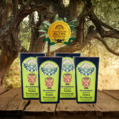 4 ADET 2025 YENİ SEZON 5LT İLK SOĞUK BASKI NATÜREL SIZMA ZEYTİNYAĞI (ERKEN HASAT)