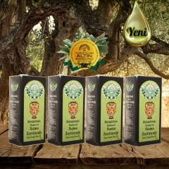 4 ADET 2025 YENİ SEZON 5LT İLK SOĞUK BASKI NATÜREL SIZMA ZEYTİNYAĞI (ERKEN HASAT)