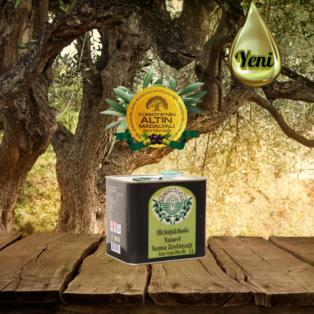 2025 YENİ SEZON 2LT İLK SOĞUK BASKI NATÜREL SIZMA ZEYTİNYAĞI (ERKEN HASAT)