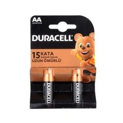 Duracell Kalem Pil AA Size Alkalin 2 adet