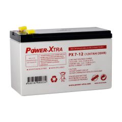 PowerXtra PX7-12 12V 7AH Bakımsız Kuru Akü