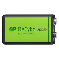 GP 9V 200 mAh Şarj Edilebilir Alkalin Pil