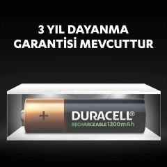 Duracell AA 1300mAh 2 Adet Şarj Edilebilir Pil