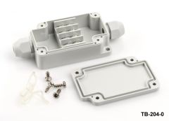 TB-204 Rakorlu IP-67 Bağlantı Kutusu  80 x 50 x 25 mm