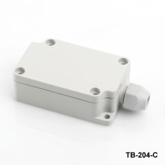 TB-204 Rakorlu IP-67 Bağlantı Kutusu  80 x 50 x 25 mm