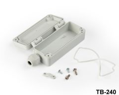 TB-240 Rakorlu IP-67 Bağlantı Kutuları 100 x 40 x 30 mm