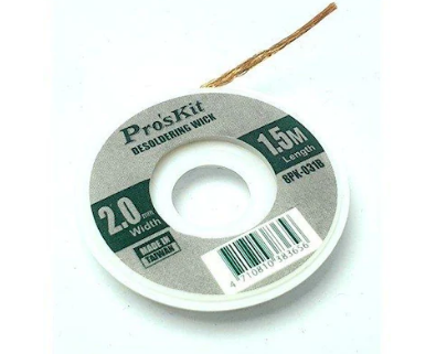 Proskit 8PK-031A 1.5M Lehim Sökme Fitili