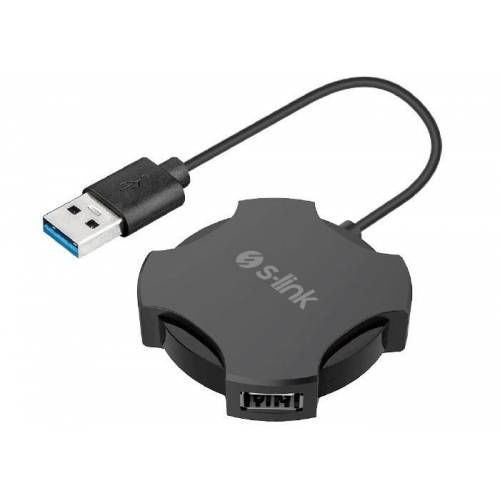 S-Link Swapp Sw-u212 Siyah Usb 2.0 4 Port Hub Kabl