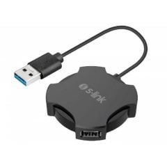 S-Link Swapp Sw-u212 Siyah Usb 2.0 4 Port Hub Kabl
