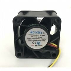 40X40X28mm 24V 0.30A 14500RPM Rulmanlı Kare Fan