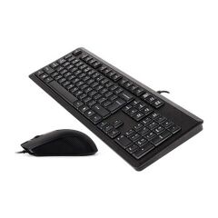 Q A4 TECH KR-9276 KEYBORD STANDART USB+OPTIK MOUSE SIYAH