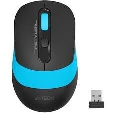 A4 TECH FG10 SIYAH MAVI NANO KABLOSUZ OPTİK 2000 DPI MOUSE