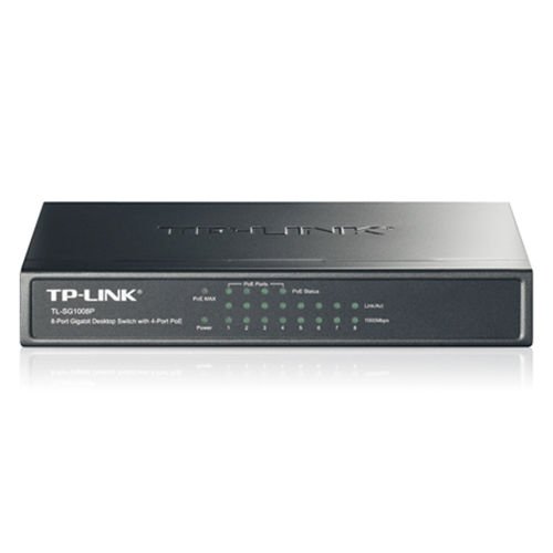 TP-LINK TL-SG1008P 8 PORT GBIT 4 Port PoE CELIK KASA SWITCH