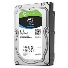 6 TB SEAGATE SATA3 5900RPM 256MB SKYHAWK SERISI ST6000VX001 (7/24 GUVENLIK DISKI)