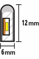 12 V 6 MM Neon Led Günışığı 5mt