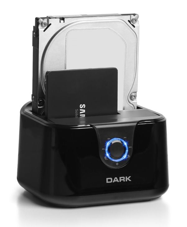 DARK DK-AC-DSD24C 2.5'' ve 3.5'' USB 3.0 Siyah Sata/Sata2/Sata3 Docking Station