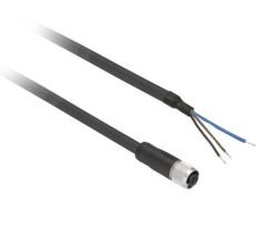 SCHNEIDER XZCP0566L2 XZCP0566L2 M8 3 PİNLİ SENSÖR SOKETİ 2MT KABLO DÜZ