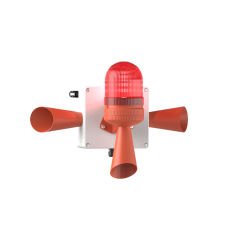 MESAN LED MULTİFONKSİYON 3X 43 SES SİREN MS 5807.1.12-24VAC/DC