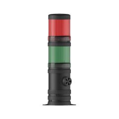 MESAN Ø70 2 KAT IŞIKLI KOLON MULTİ LED BUZZER TABAN MONTAJ MS 465.1.2.110-220VAC Stok: 15 Adet