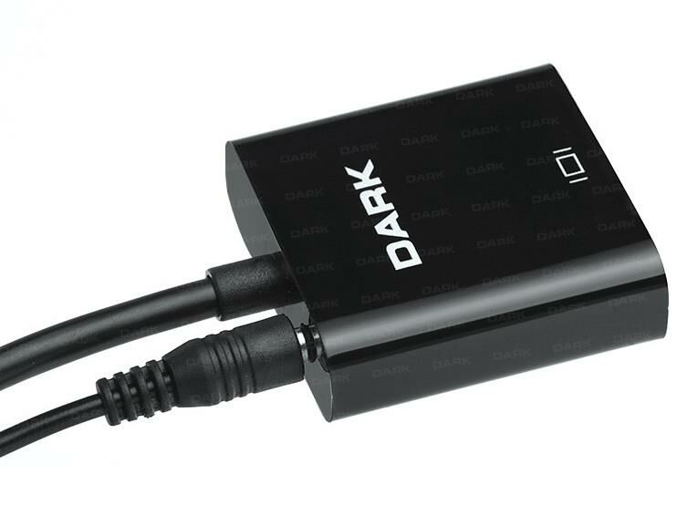 DARK DK-HD-AHDMIXVGA HDMI to VGA +SES Dönüştürücü