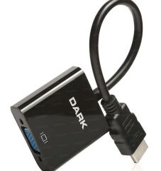 DARK DK-HD-AHDMIXVGA HDMI to VGA +SES Dönüştürücü