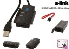 S-LINK SL-SATA35 USB TO SATA+ IDE2.0 ÇEVİRİCİ