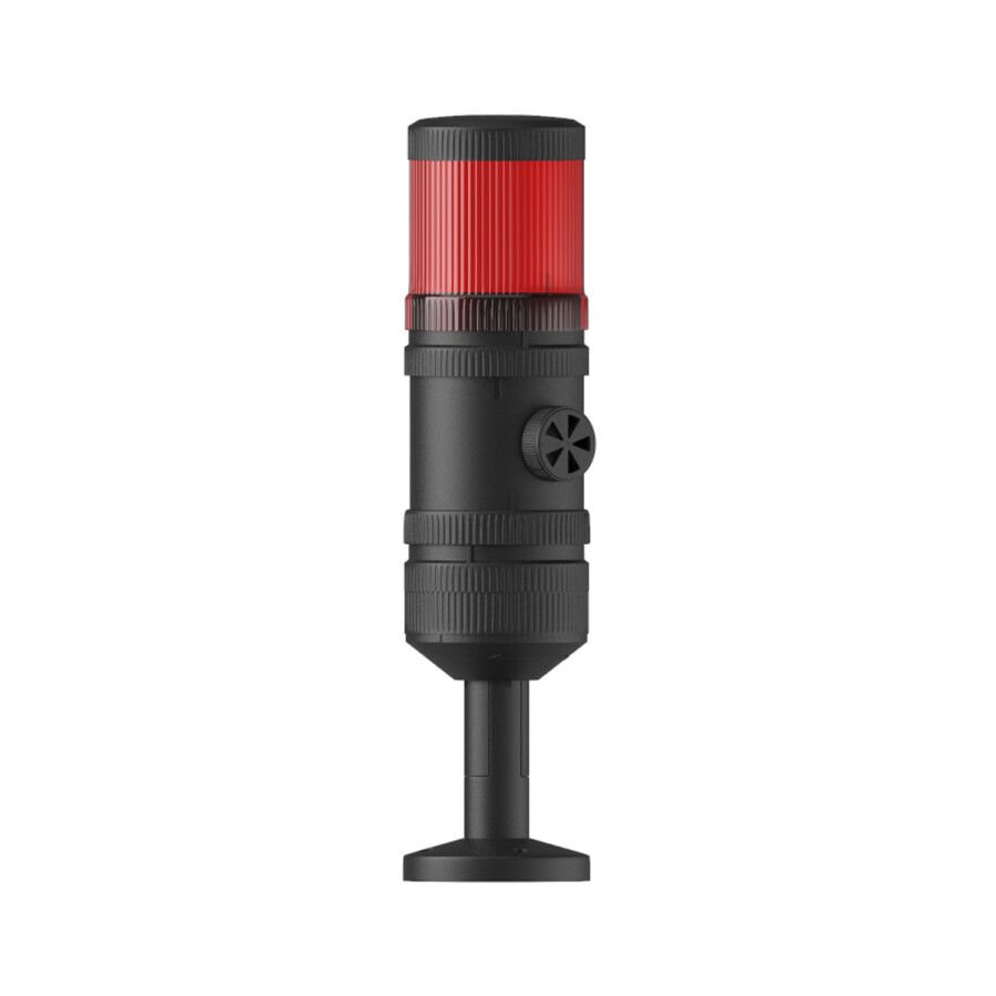 MESAN Ø70 1 KAT IŞIKLI KOLON MULTİ LED BUZZER TÜP MONTAJ MS 437.1.110-220VAC