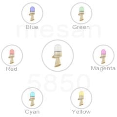 MESAN Ø70 RGB LED KONTAK TİP BUZZER DUVAR MONTAJ MS 5851.110-220VAC