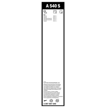 Bosch Astra K Silecek Takımı Aerotwin 2016-2020 A540S (680/625mm)