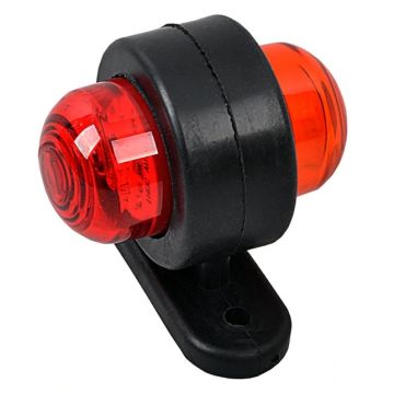 Mini Takoz Led Lamba Sarı Kırmızı 12-24V (1 Adet)