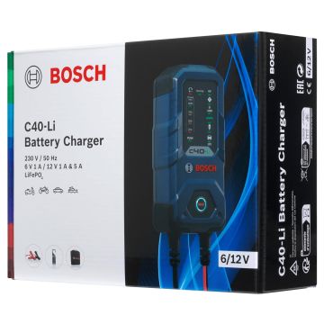 Bosch C40-Li 6/12V 5A Akü Şarj Cihazı