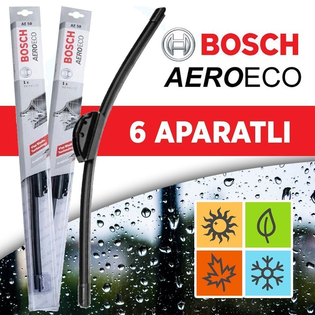 3x Bosch Scheibenwischer Set Für VW TOUAREG II 2010-2018