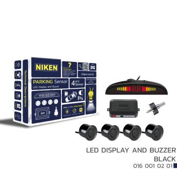 Niken Led Ekranlı ve Ses İkazlı Park Sensörü Siyah